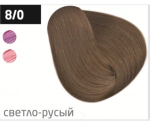 Перманентная крем-краска для волос OLLIN COLOR 8/0 светло-русый, 100 мл