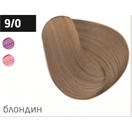 Перманентная крем-краска для волос OLLIN COLOR 9/0 блондин, 100 мл