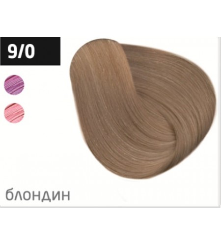 Перманентная крем-краска для волос OLLIN COLOR 9/0 блондин, 100 мл