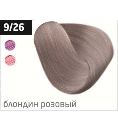 Перманентная крем-краска для волос OLLIN COLOR 9/26 блондин розовый, 100 мл