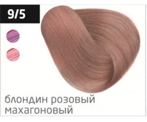 Перманентная крем-краска для волос OLLIN COLOR 9/5 блондин махагоновый, 100 мл