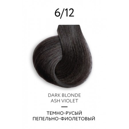 Перманентная крем-краска для волос OLLIN COLOR Platinum Collection 6/12, 100 мл
