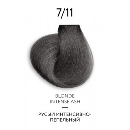 Перманентная крем-краска для волос OLLIN COLOR Platinum Collection 7/11, 100 мл