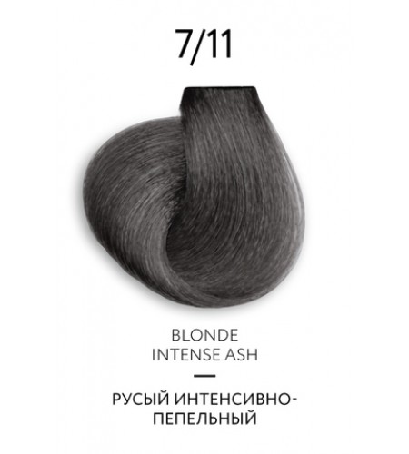 Перманентная крем-краска для волос OLLIN COLOR Platinum Collection 7/11, 100 мл
