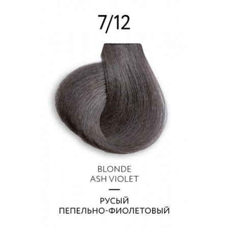 Перманентная крем-краска для волос OLLIN COLOR Platinum Collection 7/12, 100 мл