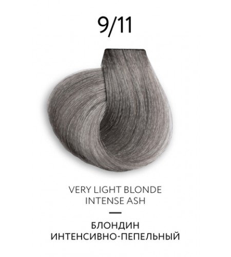 Перманентная крем-краска для волос OLLIN COLOR Platinum Collection 9/11, 100 мл