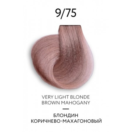 Перманентная крем-краска для волос OLLIN COLOR Platinum Collection 9/75, 100 мл