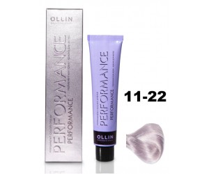 Перманентная крем-краска для волос OLLIN PERFORMANCE 11/22 специальный блондин фиолетовый, 60 мл