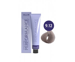 Перманентная крем-краска для волос OLLIN PERFORMANCE 9/12 блондин пепельно-фиолетовый, 60 мл