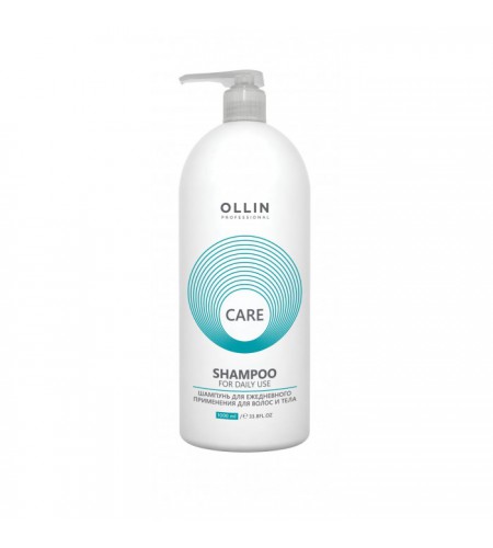 Шампунь для ежедневного применения для волос и тела OLLIN CARE, 1000 мл