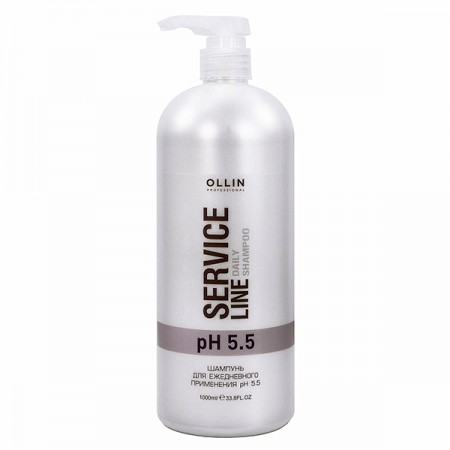 Шампунь для ежедневного применения рН 5.5 OLLIN SERVICE LINE (Daily shampoo pH 5.5), 1000 мл