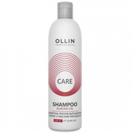 Шампунь против выпадения волос с маслом миндаля OLLIN CARE (Almond Oil Shampoo), 250 мл