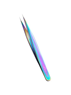 Пинцет прямой Enigma (Chameleon с ручной заточкой extra-sharp)