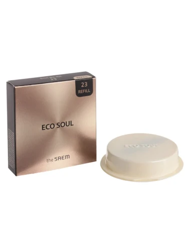 СМ ECO SOUL Пудра компактная золотая сменный блок Eco Soul Luxury Gold Pact 23 Natural Beige(Refill)