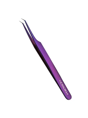Пинцет Мини-L 45° new Enigma (Purple metallic, с ручной заточкой extra-sharp)
