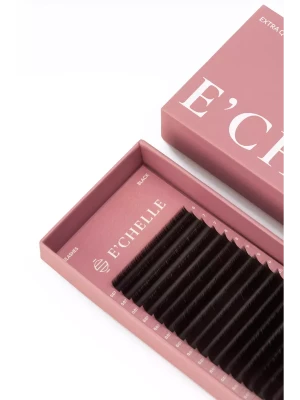 Ресницы E'CHELLE EXTRA QUALITY, отд.длины, 16 лент, C 0,07 10 mm