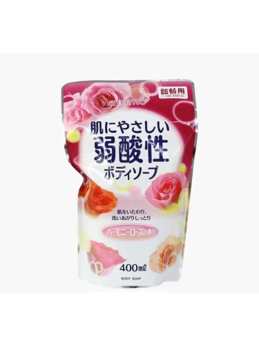 Слабокислотное жидкое мыло "Animo Harmony Rose" для тела (аромат розы) 400 мл, мягкая упаковка / 20